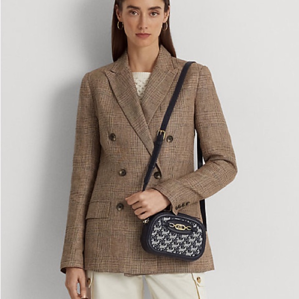 lauren ralph lauren Monogram Medium Jordynn Crossbody Bag